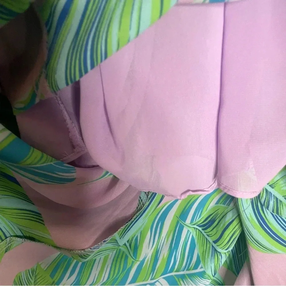 Buddy Love Floral Lightweight Spaghetti Strap Hawaiian Beachy Maxi Dress - Picture 5 of 7